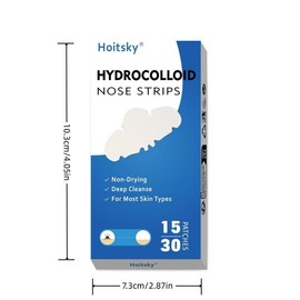 Hydrocolloid Nose Patch, 30pcs/box Nose Cleaning Patch, Nose Mask, Deep Cleansing Nose Pore Sticker, Facial Skin Care Product for Women & Men