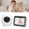 Baby Monitor 360 Degree Rotation 4.3inch LCD Screen 8 Lullabies