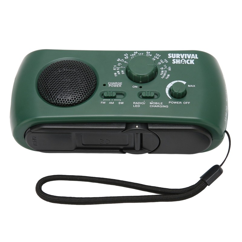 Hand Crank Radio Portable Practical LED Torch Outdoor Multi Band
