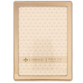 Lawrence Frames 714057 Bilderrahmen, Metall, klassisch, 12,7 x 17,8 cm, goldfarben