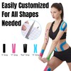 Kinesiology Tape 5CM*5M, Cotton Elastic Athletic Tape Uncut, JOMWEN Latex