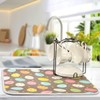 Bolaz Easter Eggs Polka Dot Dish Drying Mat, Absorbent Drying