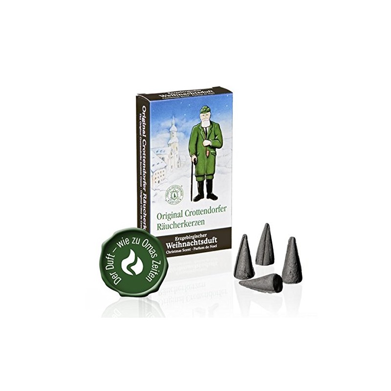 Original Crottendorfer Incense Cones, 4 Varieties in One Set, Various