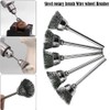 Rocaris Wire Buffing Wheel Brush Set, Wire Brush Set 1/8"