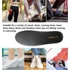 Thick Black Leather Shoe Insoles for Women Shoes Latex Cowhide