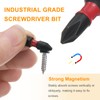 sourcing map 20pcs PH0 Phillips Screwdriver Bit 1/4" Hex Shank