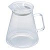 HARIO Clear Teapot Without Lid, Practical Use, 23.7 fl oz