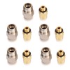 5 Sets PC4 M6 Pneumatic Fitting Push to Connect PC4