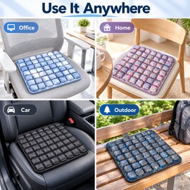 Inflatable Air Seat Cushion for Office Chairs & Travel – 49-Cell Breathable Design for Comfortable Everyday Sitting