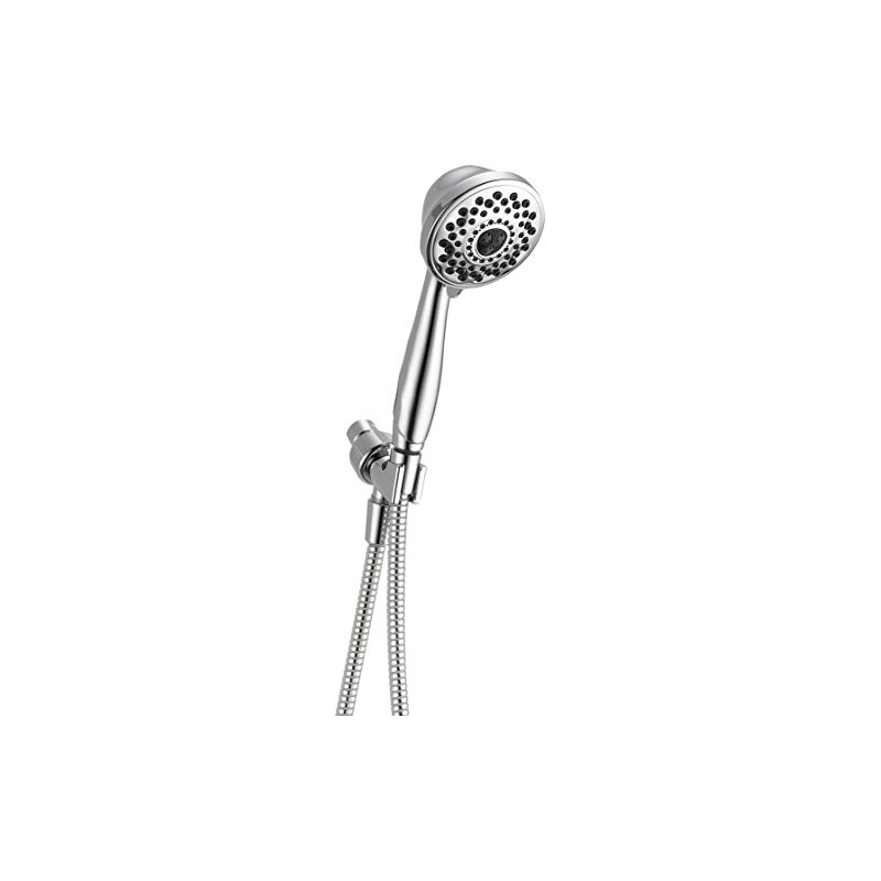 Delta Faucet 7-Spray Hand Held Shower Head with Hose, Chrome,