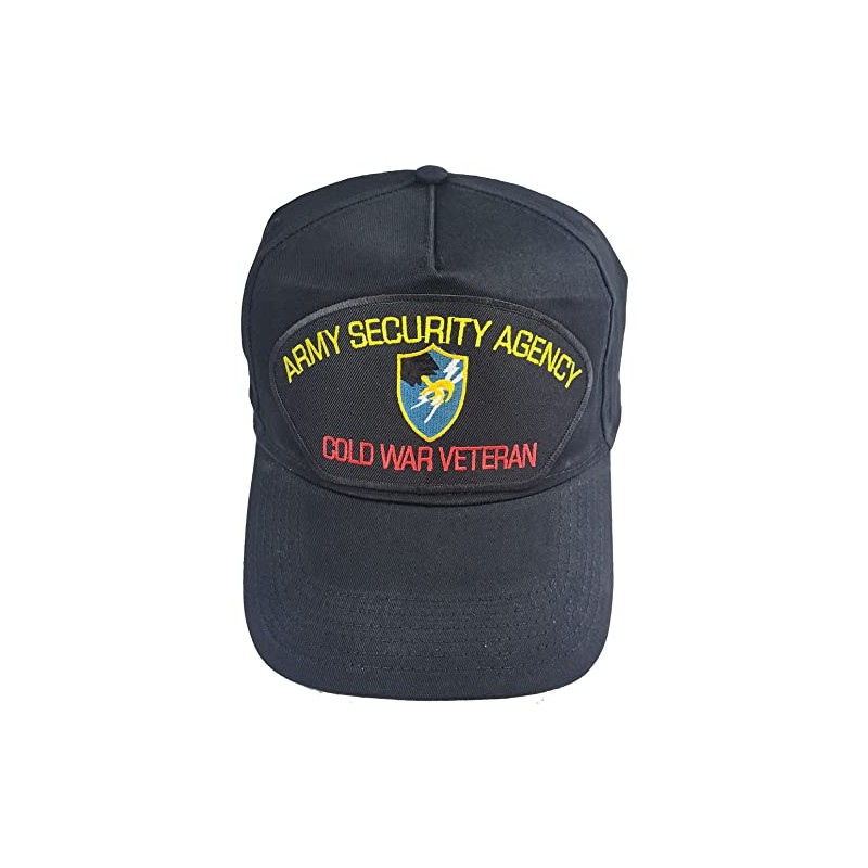Army Security Agency Cold WAR Veteran with Crest HAT -