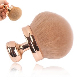 Body Brush for Tan Extra Large Body Makeup Brush Tanning Brush for Body and Face Self Tan Brushes Light Rose Gold Handle