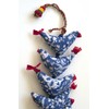 Mango Gifts Prosperity Hens Indigo Fair Trade 40 inches India