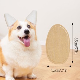 ZZBUY 4 Sets Dog Ear Stand Sticker Up Support Tool, Doberman Ear Posting Kit, Medium to Large Dog Ear Support Tool (8 Patches+1 Bandage+1 Adhesive Tape