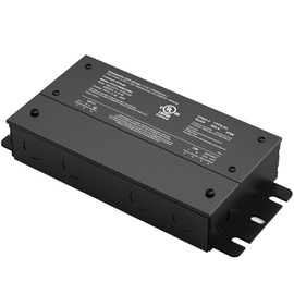60W Dimmable LED Driver, 5 in 1 TRIAC/ELV/MLV/0-10V/1-10V/10V PWM/Potentiometer LED Driver 24V, AC to DC Transformer, IP67 Waterproof, UL Listed, Class 2