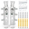 VooGenzek 2 PCS Concealed Cabinet Hanger, Concealed Hanging Bracket Kitchen,