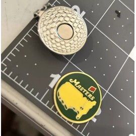 ANGC Masters Magnetic Golf Ball Marker w/ Hat Clip