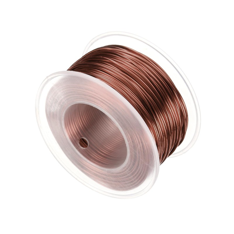sourcing map 20 Gauge Aluminum Craft Wire 0.8mm 98.5ft Flexible