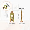 100 Pcs Self Drilling Drywall Anchors with Screws, Self-Drilling Anchors,