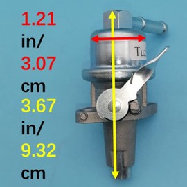 Tuzliufi Fuel Pump Feed Lift Transfer Injection Compatible with Kubota 17539-52030 D1403 D1503 D1703 D1803 V1903 V2003 V2203 V2403 V2203-E2B V2403-M-DI-E2B D1703-M D1703-M-DI D1803-M Engines Z828