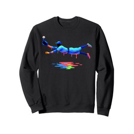 Baseball Player Catching Ball Drip For Boys Youth Men Stuff Sweatshirt