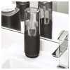 InterDesign iDesign Austin Covered Holder, Holds Regular and Electric Toothbrushes