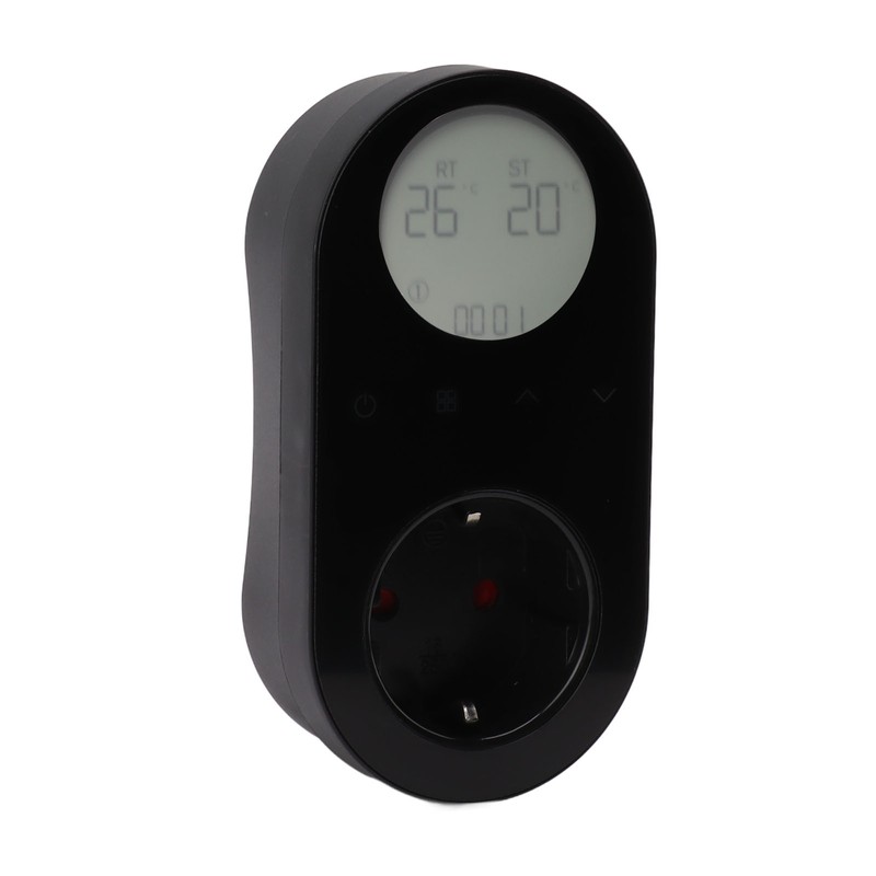 16A Plug Socket Digital Temperature Controller Heating Cooling Mode Smart