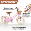Glerc ‎Little Molly 14 Inch Kids Bike, Retro Cruiser Girls