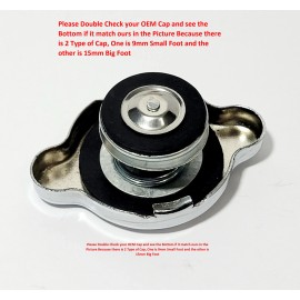 Unbranded SILVER BILLET ENGINE OIL CAP + RADIATOR CAP CARBON FIBER FOR MITSUBISHI RALLIART