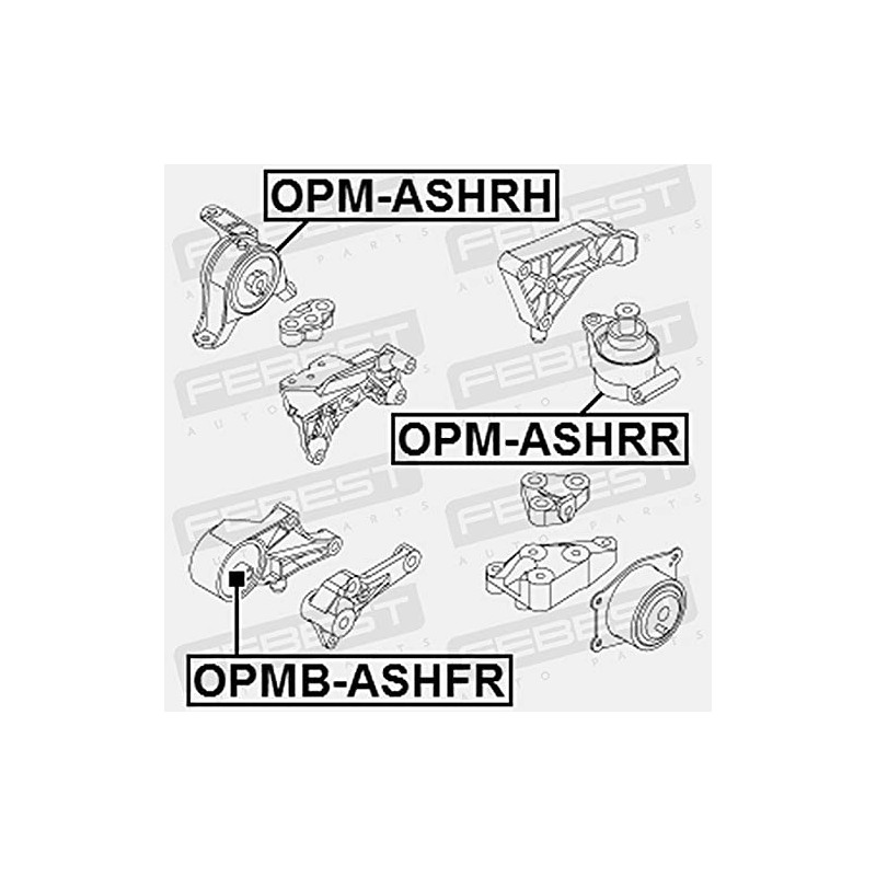 FEBEST OPMB-ASHFR Spark Plugs