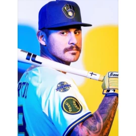 2025 Bob Uecker Memorial Jersey Patch - Milwaukee Brewers
