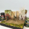 Cayway Static Grass Tuft Miniature Shrubs Model Bushes Long Shrub