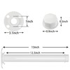 6 Pcs Industrial Pipe Clothes Bars 12 inch, Industrial Pipe
