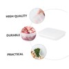 KOMBIUDA 2pcs Food Storage Bins Lids Stackable Storage Boxes Lids