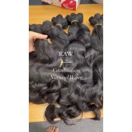 Free Tax Wholesale Raw Human Vietnamese Hair Extensions Indian Wave Curly Cambodian Natural Wave Burmese Curly Raw Hair Bundlescolor: 1 bundle natural wave, Stretched Length: 12 Inches