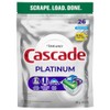 Fresh Cascade Platinum Dishwasher Pods - 26 ct