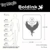 Boldink Temporary Tattoos, semi permanent tattoos, 15-day long lasting tattoo