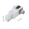 2in Clutch Pedal Extender Billet Aluminum Extended Pedal Replacement For