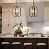 Black and Gold Chandelier for Dining Room Light Fixture, Chandelier