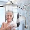 NearMoon Solid Brass G1/2" Shower Arm All Metal Universal 3-Way