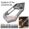 KeyUnity Titanium 7-in-1 Multitool Carabiner Keychain - Wrench, Screw Bit