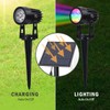 T-SUN RGB Solar Spotlights Outdoor, 5W Solar Lights with 4