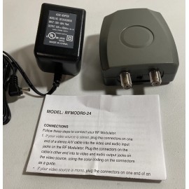 Unbranded RF MODULATOR / RFMODRO-24 - A/V - DIRECTV - DISH NETWORK - CABLE TV NEW IN BOX