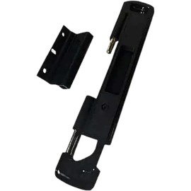 Cal Double Bolt Lock - Sliding Patio Door Locks | Child Proof Sliding Door Lock with Anti Lift Security Lock - Sliding Door Security Fits Most Doors | Lock Replacement for Sliding Door Repair (Black)