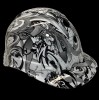 Pyramex Hard Hat Ridgeline Cap Style Custom White Graffiti -