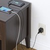 サンワサプライ USB充電器(2ポート・合計2.4A・ブラック) ACA-IP44BK ACA-IP44BK
