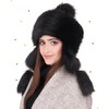 Futrzane Classic Ear Flaps Hat - Fur Trapper Hat for