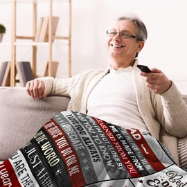 Keeinow Gifts for Dad, Dad Birthday Gifts, Cool Dad Gifts, Gifts for Dad Who Wants Nothing, Best Dad Ever Gifts, Gifts for Dad from Daughter Son, Dad Gifts for Christmas Throw Blanket 60"x50"