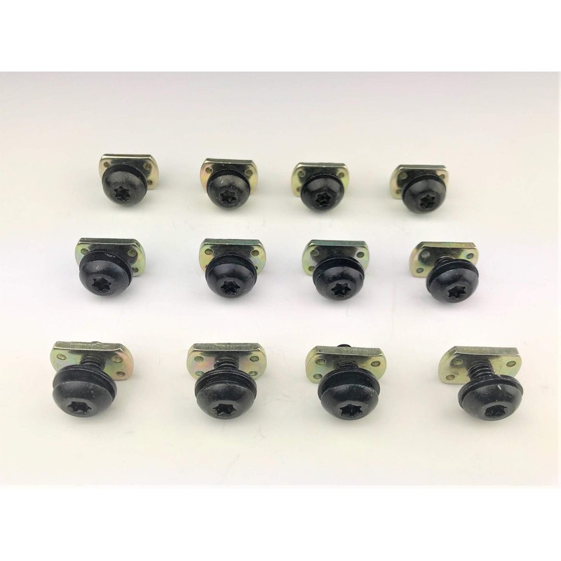 24 pc SOFT TOP FRAME/Tub Rail/Torx Screws/Nuts. Compatible with all