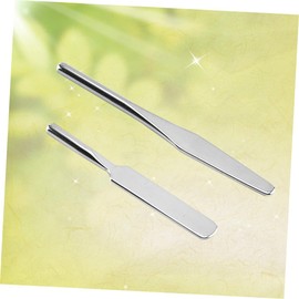 Baluue 6 Pcs Manicure Accessory Kit Stainless Steel Nail Tool Brush Pusher Spatulas Practical Design for Nail Art Salon Use Diy Projects